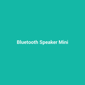 Bluetooth Speaker Mini